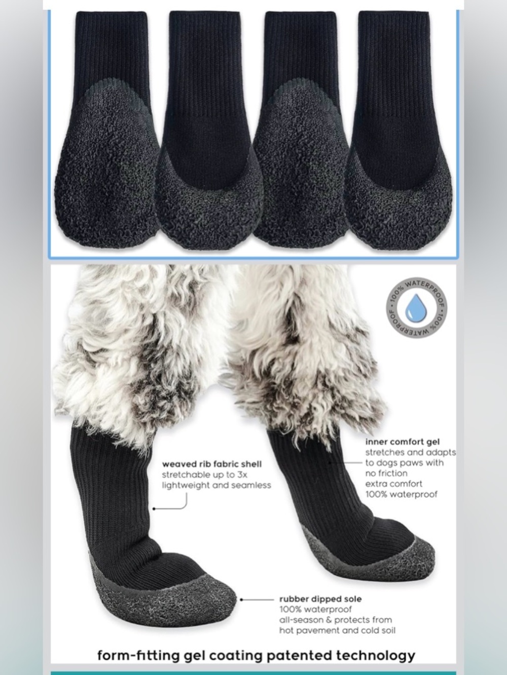 Goo-eez Lites Dog Boots - Size Large - Picture 7 of 7